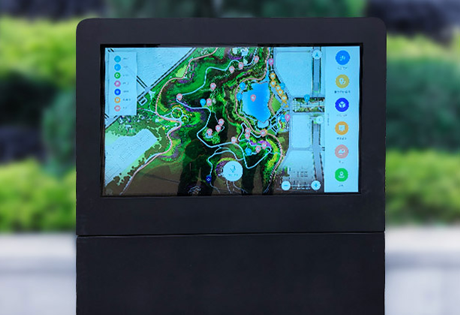 智慧公园-智能语音导览屏